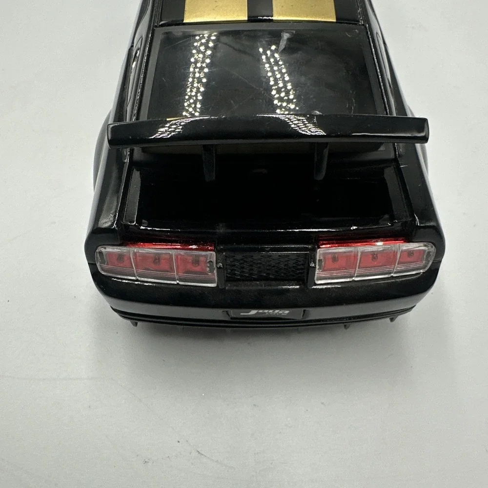 Jada Toys Dub City Ford Mustang GTR 1/24 Black Gold Stripes Diecast Model Car